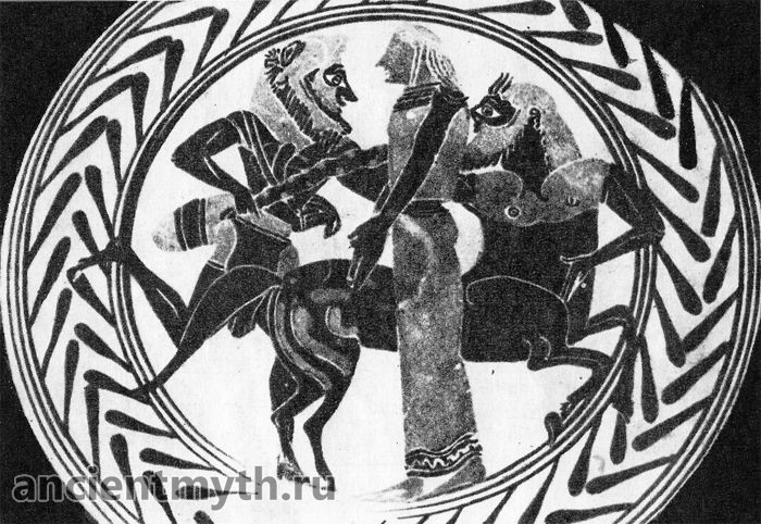 Геракл убивает кентавра Несса
